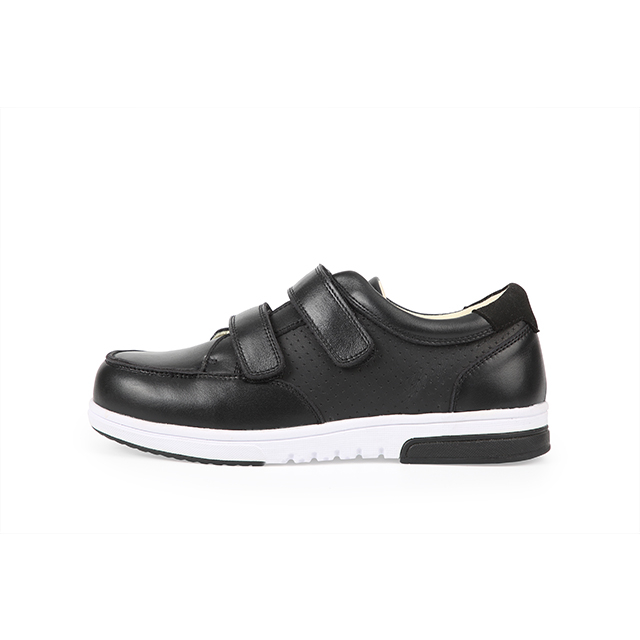 Genuines Leather Diabetic Shoes for Men, Medical Shoes