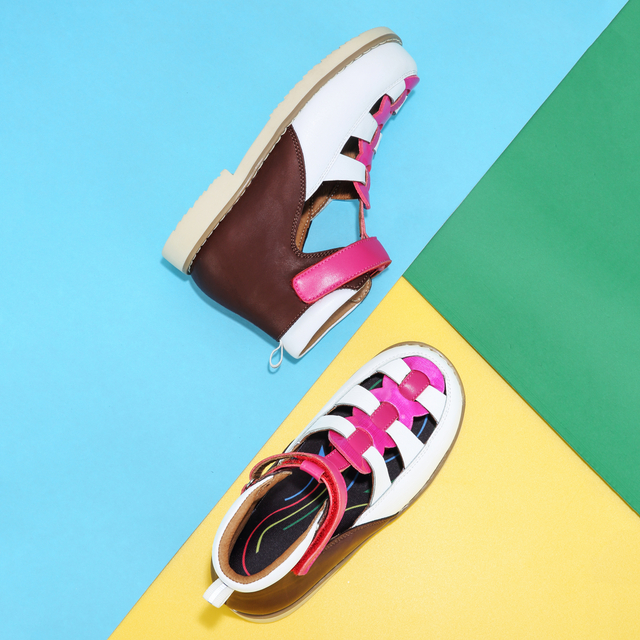 Orthopedic Corrective Shoes Buckle Strap Shoes Comfortable Safe for Children