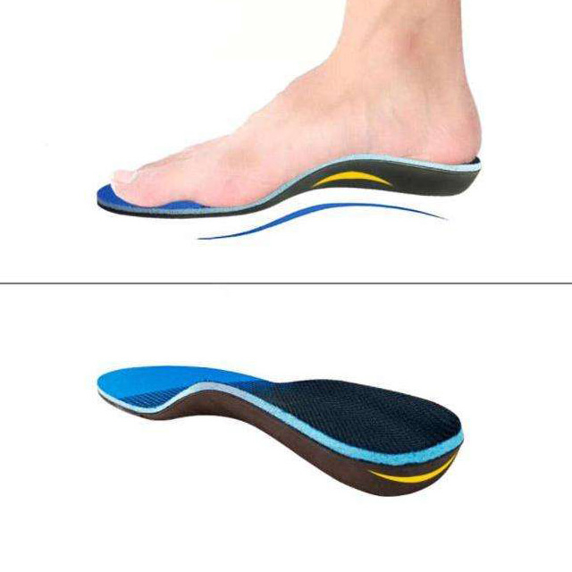 EVA Flatfoot Arch Diabetic Correction Insole Buffer Sponge Soft Breathable Cushioning Material Walk Sport Orthopedic Insole